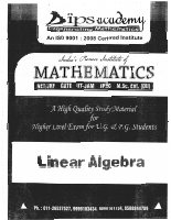 Dips-LinearAlgebra-PrintedNotes-130pages .pdf